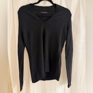 Banana Republic Black V-Neck Sweater